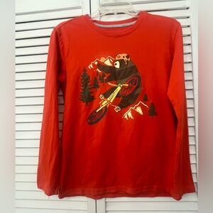 Eddie Bauer Red Bear Biking Long Sleeve Tee